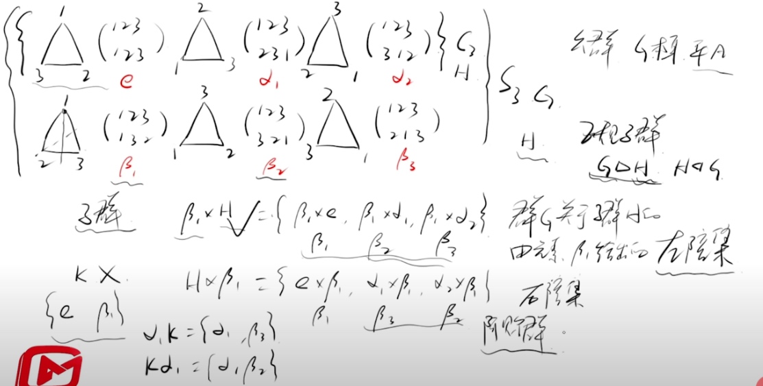 正规子群：满足左右陪集相等的子群